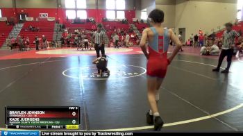 12U - 86 lbs Round 1 (4 Team) - Kade Juergens, Madison County Youth Wrestling - 12U vs Braylen Johnson, Stronghold - 12U