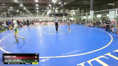 85 lbs Finals (2 Team) - Hayden Archbell, GREAT BRIDGE WRESTLING CLUB vs Robert Ham, SHENANDOAH VALLEY WC