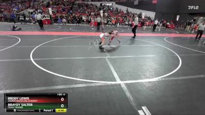 75 lbs Quarterfinal - Brody Lewis, Askren Wrestling Academy vs Braydy Salter, Crass Trained