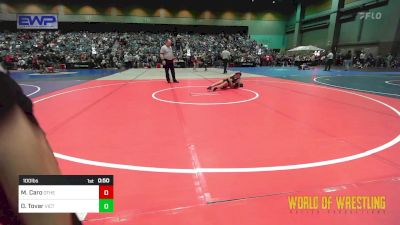 100 lbs Consi Of 8 #1 - Mia Caro, Other vs Dalila Tovar, Victory Wrestling Club,wa