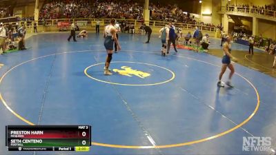 150 lbs Semifinal - Seth Centeno, Foothill vs Preston Harn, Mcqueen