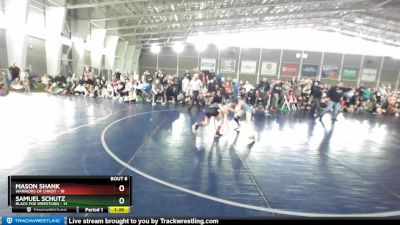 92 lbs Round 3 (4 Team) - Samuel Schutz, Black Fox Wrestling vs Mason Shank, Warriors Of Christ