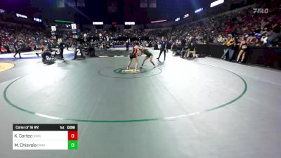 126 lbs Consi Of 16 #2 - Katrina Cortez, Corona Senior vs Maya Chiavola, Paradise