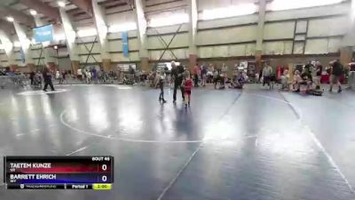 56 lbs Semifinal - Taetem Kunze, OR vs Barrett Ehrich, WY