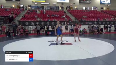 45 kg Cons 4 - Ethan Humphrey, Big Game Wrestling Club vs Corey Brown, HeadHunters Wrestling Club