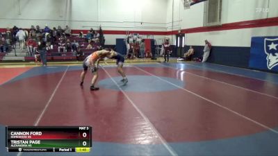 150 lbs Round 2 - Cannon Ford, Homewood Hs vs Tristan Page, Alexandria HS