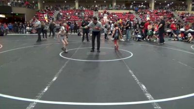 58 lbs Semifinal - Luke Taussig, Greater Heights Wrestling vs Owen Spink, Nebraska Boyz Wrestling