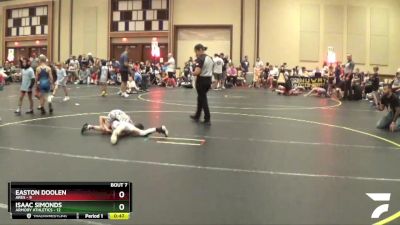 52 lbs Semis & 1st Wrestleback (8 Team) - Isaac Simonds, Armory Athletics vs Easton Doolen, Ares