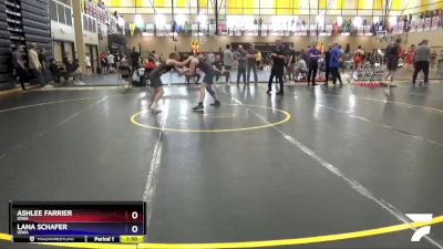 138 lbs Round 5 - Ashlee Farrier, Iowa vs Lana Schafer, Iowa