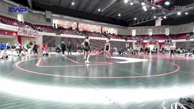 115 lbs Quarterfinal - Kaidance Carnahan, Poteau High School Girls vs Savanna Hendren, Pawhuska