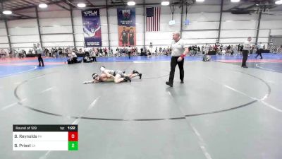 145 lbs Round Of 128 - Benjamin Reynolds, PA vs Beau Priest, CA