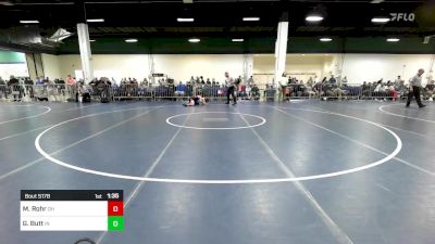 120 lbs Round Of 64 - Mason Rohr, OH vs Gunner Butt, IN