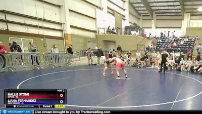 140 lbs Round 1 (6 Team) - Hallie Stone, Idaho vs Liana Fernandez, New Mexico