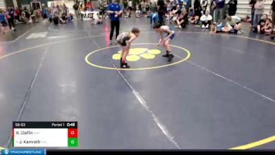 58-63 lbs Cons. Round 3 - Jack Kamrath, Duncan Wrestling Club vs Riggs Claflin, SEM