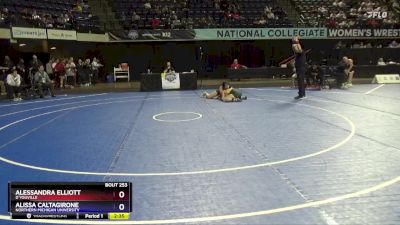 143 lbs Cons. Round 2 - Alissa Caltagirone, Northern Michigan University vs Alessandra Elliott, D`Youville