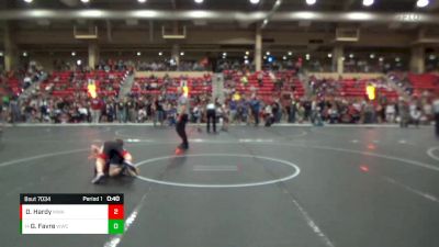 67 lbs Cons. Round 1 - Gideon Favre, WICHITA WRESTLING CLUB vs Declan Hardy, MWC Wrestling Academy