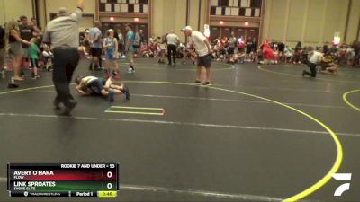 53 lbs Semifinal - Avery O`Hara, Flow vs Link Sproates, Shore Elite