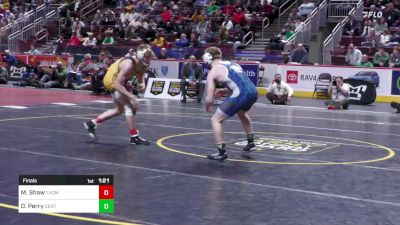 139 lbs Final - Maddox Shaw, Thomas Jefferson vs Dalton Perry, Central Mountain