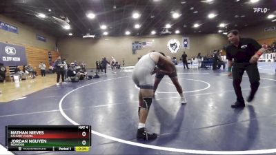 285 lbs Cons. Round 4 - Nathan Nieves, Calvary Chapel vs Jordan Nguyen, Redwood