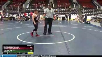 112 lbs Round 2 (4 Team) - Charles Bowman, Midwest Xtreme Wrestling vs Dylan Hattey, MI Pitbulls