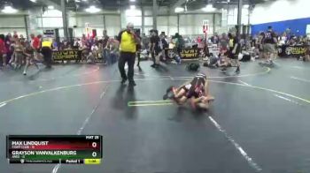 67 lbs Round 4 (6 Team) - Grayson VanValkenburg, Ares vs Max Lindquist, Fight Club