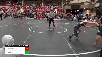 67 lbs Quarterfinal - Jaxon Kliefoth, Kansas Young Guns Wrestling Cl vs Kodiak Blasi, Triumph