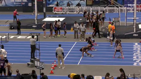 High School Girls' Shuttle Hurdle Relay 4x400, Finals 1