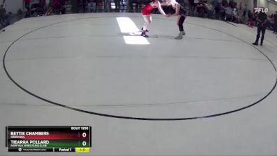 118 lbs 1st Place Match - Bettie Chambers, Nebraska vs Tiearra Pollard, Norfolk Wrestling Club