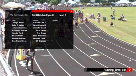 Youth Girls' 200m, Semi-Finals 1 - Age 11-12