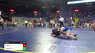 145 lbs Semifinal - Charli Rea, Northwestern vs Finley Boetsch, Shikellamy