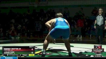 285 lbs Finals (2 Team) - Rodney Trotter Jr, Texas Boys vs Logan Cash, Oklahoma Boys