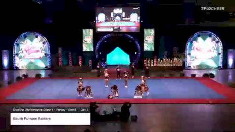 South Putnam Raiders [2020 Sideline Performance Cheer 1 - Varsity - Small Day 1] 2020 Pop Warner National Cheer & Dance Championship