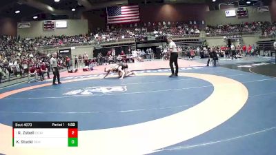 Champ. Round 1 - Rayce Zobell, Cedar City vs Kendall Stucki, Desert Hills