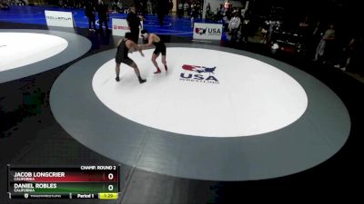 79 lbs Champ. Round 2 - Daniel Robles, California vs Jacob Longcrier, California