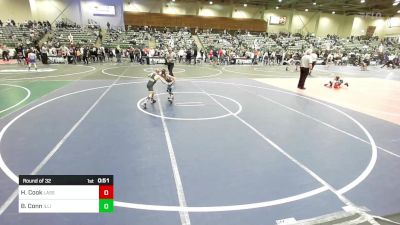 54 lbs Round Of 32 - Hudson Cook, Lassen Wr Assoc vs Brysen Conn, Illinois Valley MC