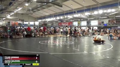 126 lbs Placement Matches (16 Team) - Mateo Baldwin, Team 901 vs Tyler Herring, Level Up