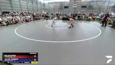 132 lbs Semis & 3rd Wb (16 Team) - Miller Sipes, Missouri Red vs Meyer Murray, Michigan Blue