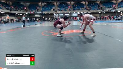 170 lbs Quarterfinal - Ethan Hofmeister, Belleville West vs Henry Rydwelski, Naperville Central