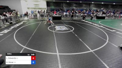 106 lbs Round Of 16 - Leah Edwards, NC vs Kara-Lynn Dover, GA