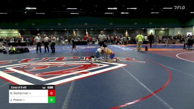 113 lbs Consi Of 8 #2 - Brock Rothermel, PA vs Jermaine JJ Peace, SC