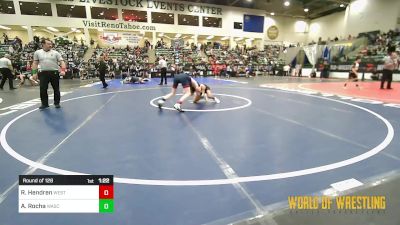 115 lbs Round Of 128 - Ryken Hendren, Westview vs Abel Rocha, Wasco Wrestling