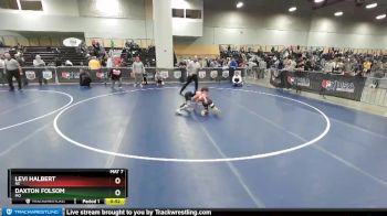 86 lbs Cons. Round 4 - Daxton Folsom, MO vs Levi Halbert, NE