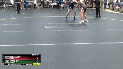 175 lbs Quarterfinal - Anthony Savoy, Landon School vs Nick Haughey, Gilman School