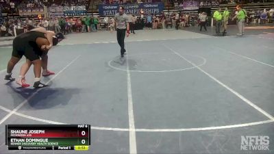 D 2 285 lbs Cons. Round 3 - Ethan Domingue, Kenner Discovery Health Science vs Shaune Joseph, McDonogh #35