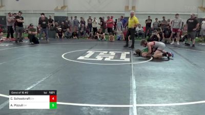 120-S lbs Consi Of 16 #2 - Colton Schoolcraft, OH vs Anthony Pizzuli, OH