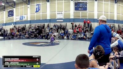 63 lbs Round 2 (3 Team) - Joel Lenahan, Franklin Central Wrestling Club vs Gavin Hooper, Brownsburg Wrestling Club