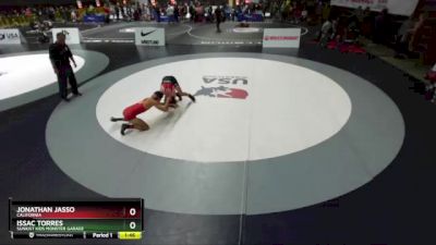 120 lbs Semifinal - Jonathan Jasso, California vs Issac Torres, Sunkist Kids Monster Garage