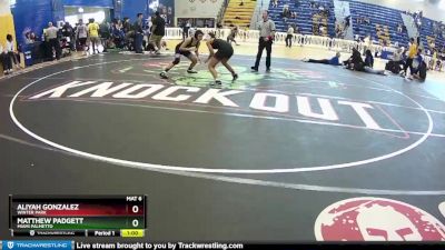 106 Blue Cons. Semi - Matthew Padgett, Miami Palmetto vs Aliyah Gonzalez, Winter Park