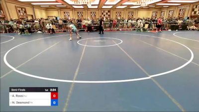 120 lbs Semifinal - Anthony Rossi, Nj vs Nathan Desmond, Pa