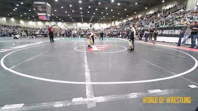 75 lbs Consi Of 8 #1 - Weston Shamhart, Klamath Basin Warriors vs Emmett Pratt, Small Town Wrestling